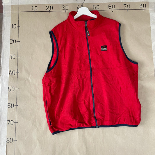 Rød Fleecevest Fra L.L. Bean Outdoors