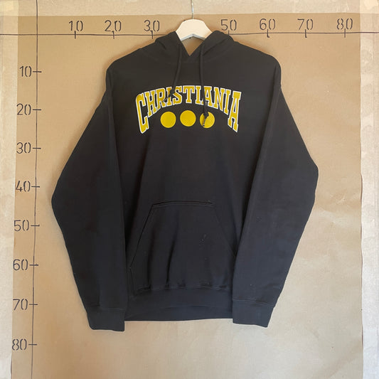 Sort Vintage Christiania Hoodie
