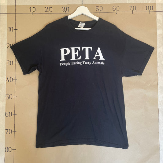 Sort Vintage Peta T-Shirt