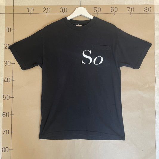Sort Vintage Lomme So T-Shirt