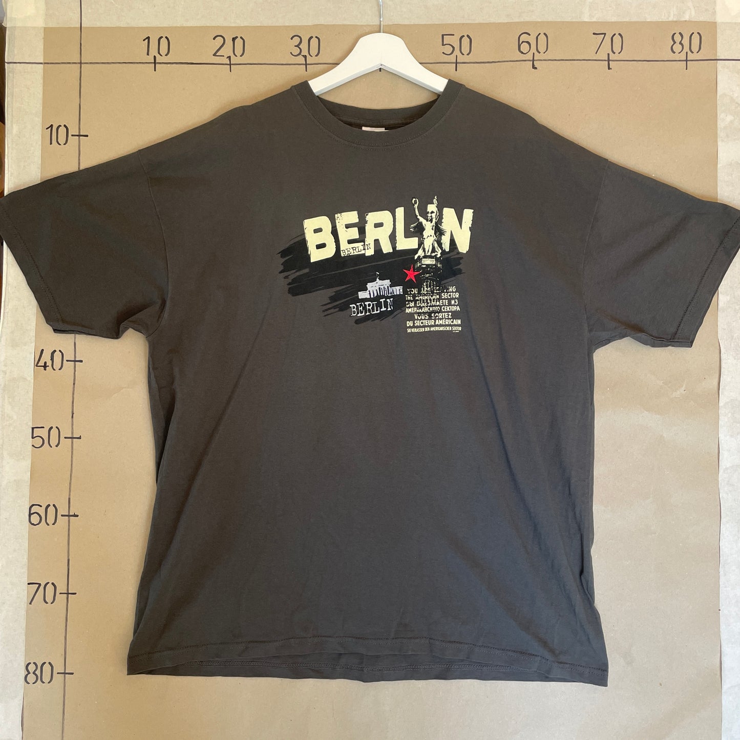Grå Vintage Berlin T-Shirt