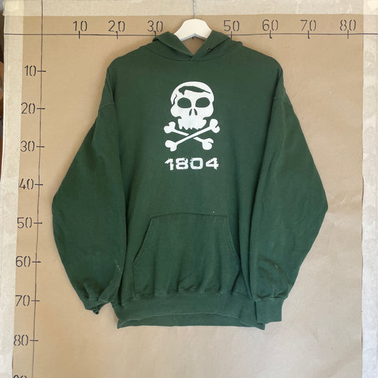 Mørkegrøn Vintage 1804 Hoodie
