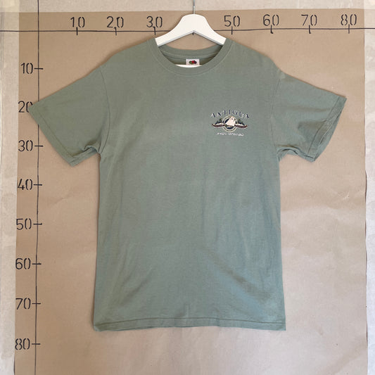 Khakigrøn Vintage Anitgua T-Shirt