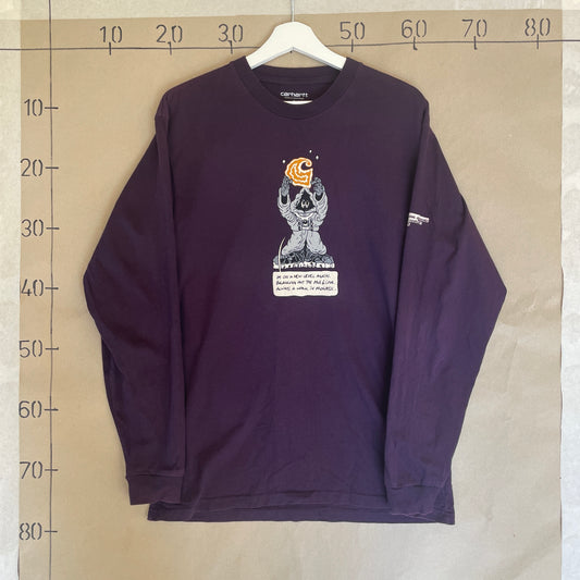 Lilla Langærmet Carhartt Bluse