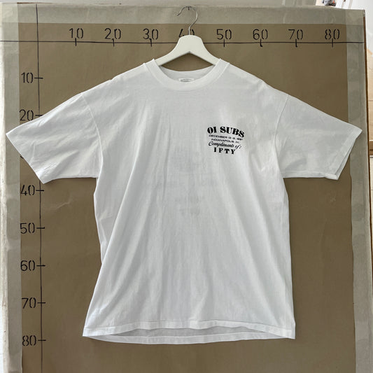 Hvid Vintage T-Shirt