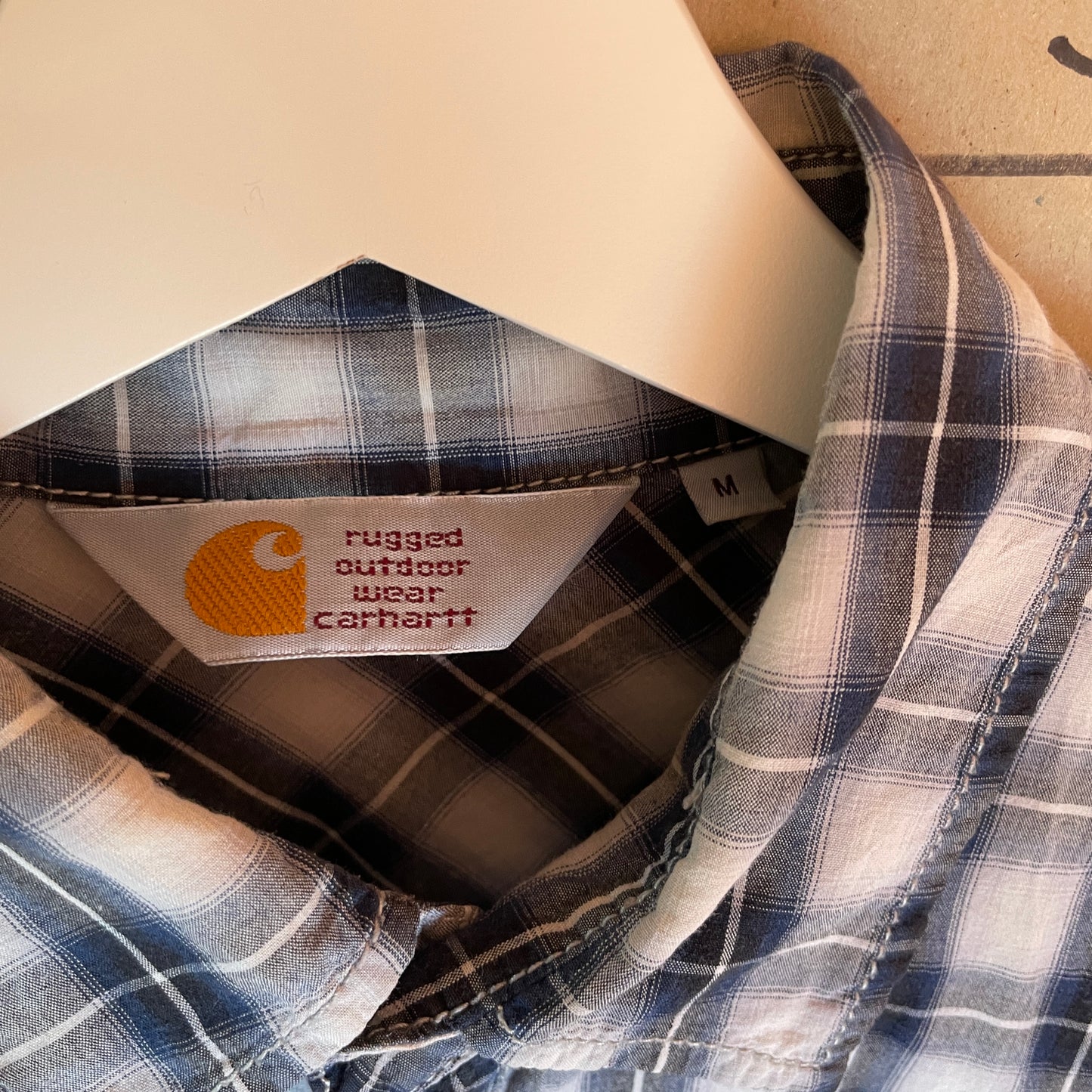 Multifarvet Ternet Carhartt Skjorte