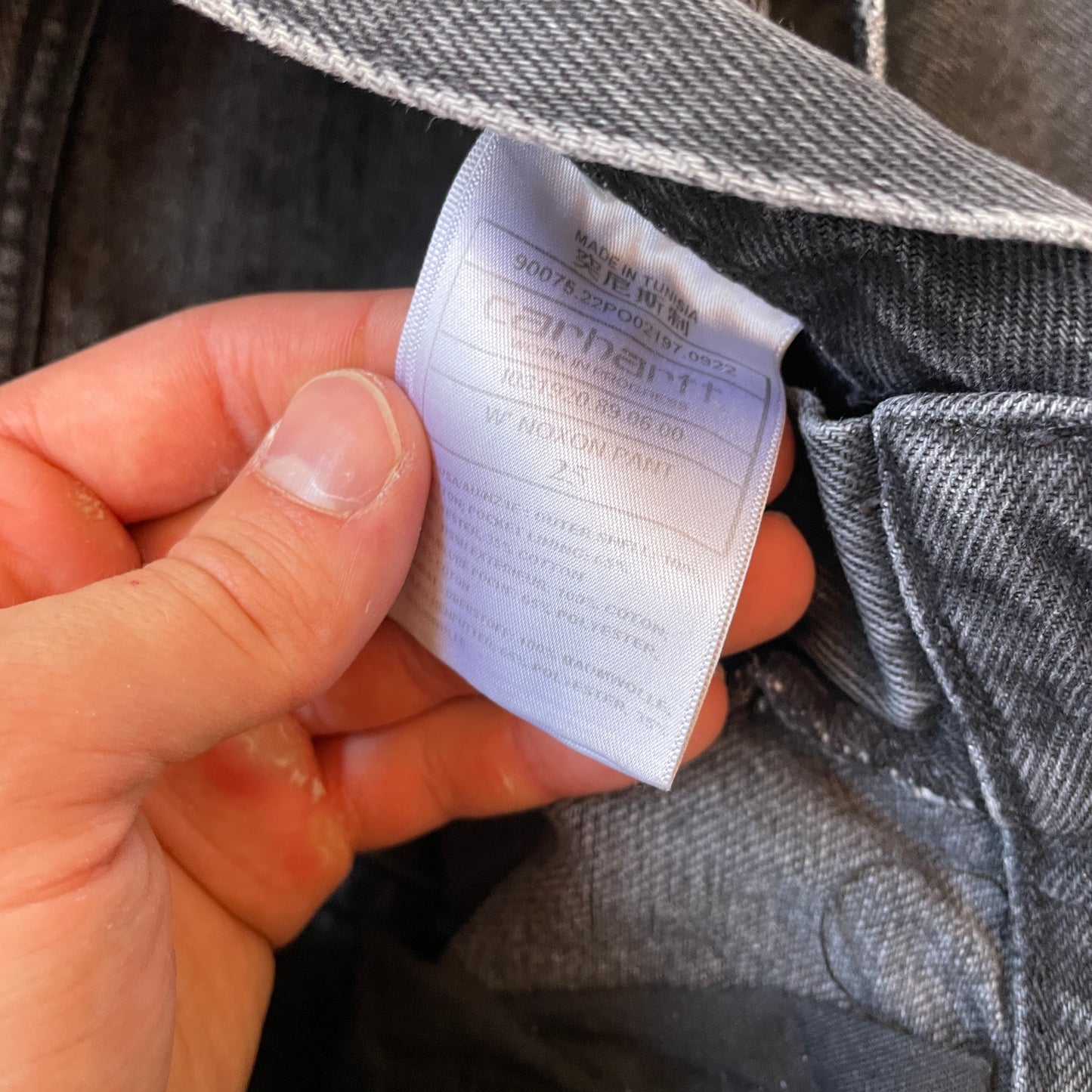 Sorte Cahartt Straight Jeans Noxon Pant