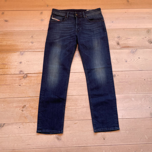 Mørkeblå Perfect Fade Straight Leg Diesel Jeans