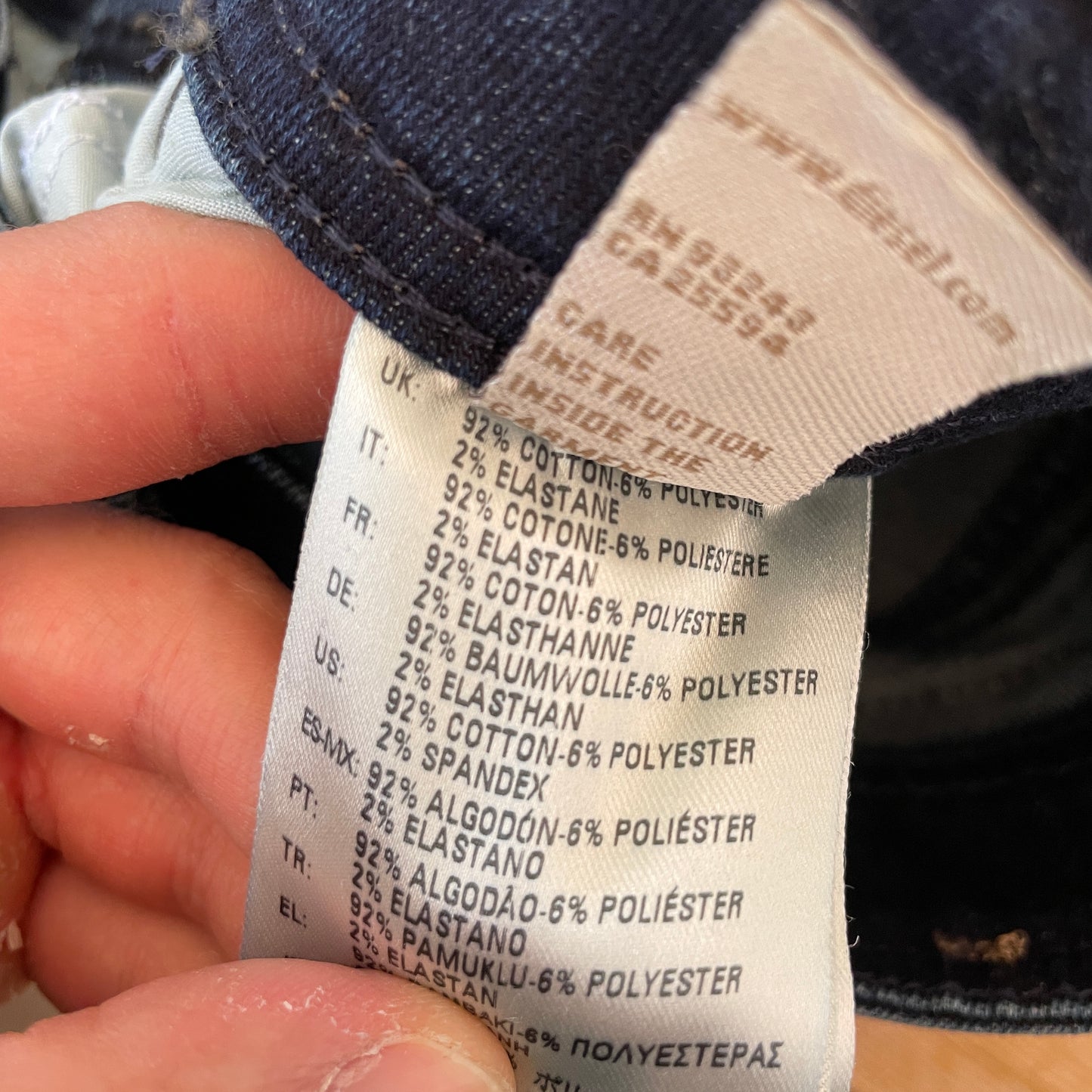 Mørkeblå Perfect Fade Straight Leg Diesel Jeans