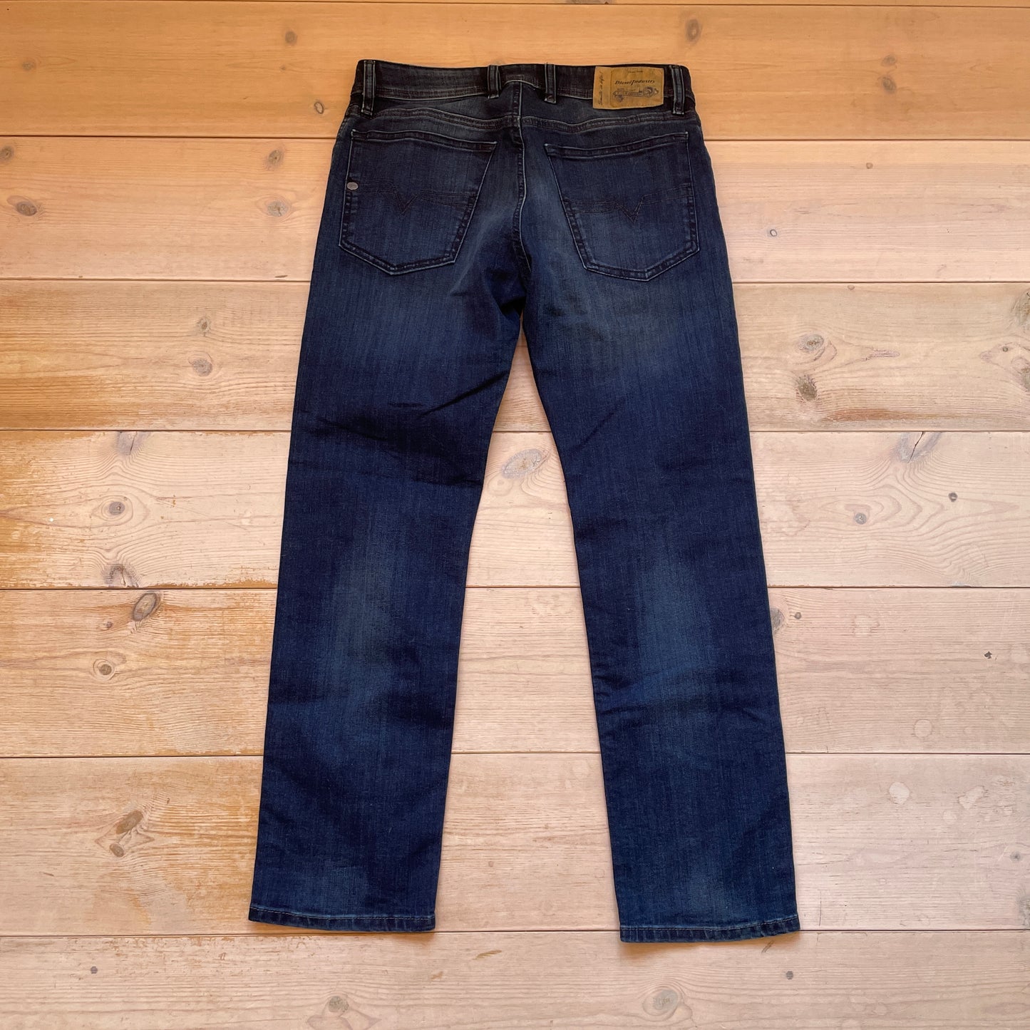Mørkeblå Perfect Fade Straight Leg Diesel Jeans
