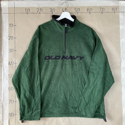 Grøn Old Navy Fleece Zip – Cozy 90Er Outdoor Vibe