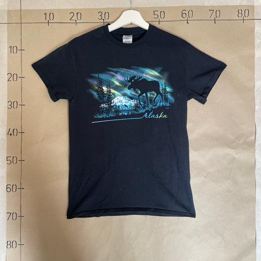Sort Vintage Alaska T-Shirt
