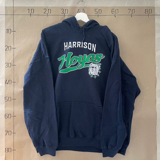 Vintage Navy Harrison Hoyas Hoodie