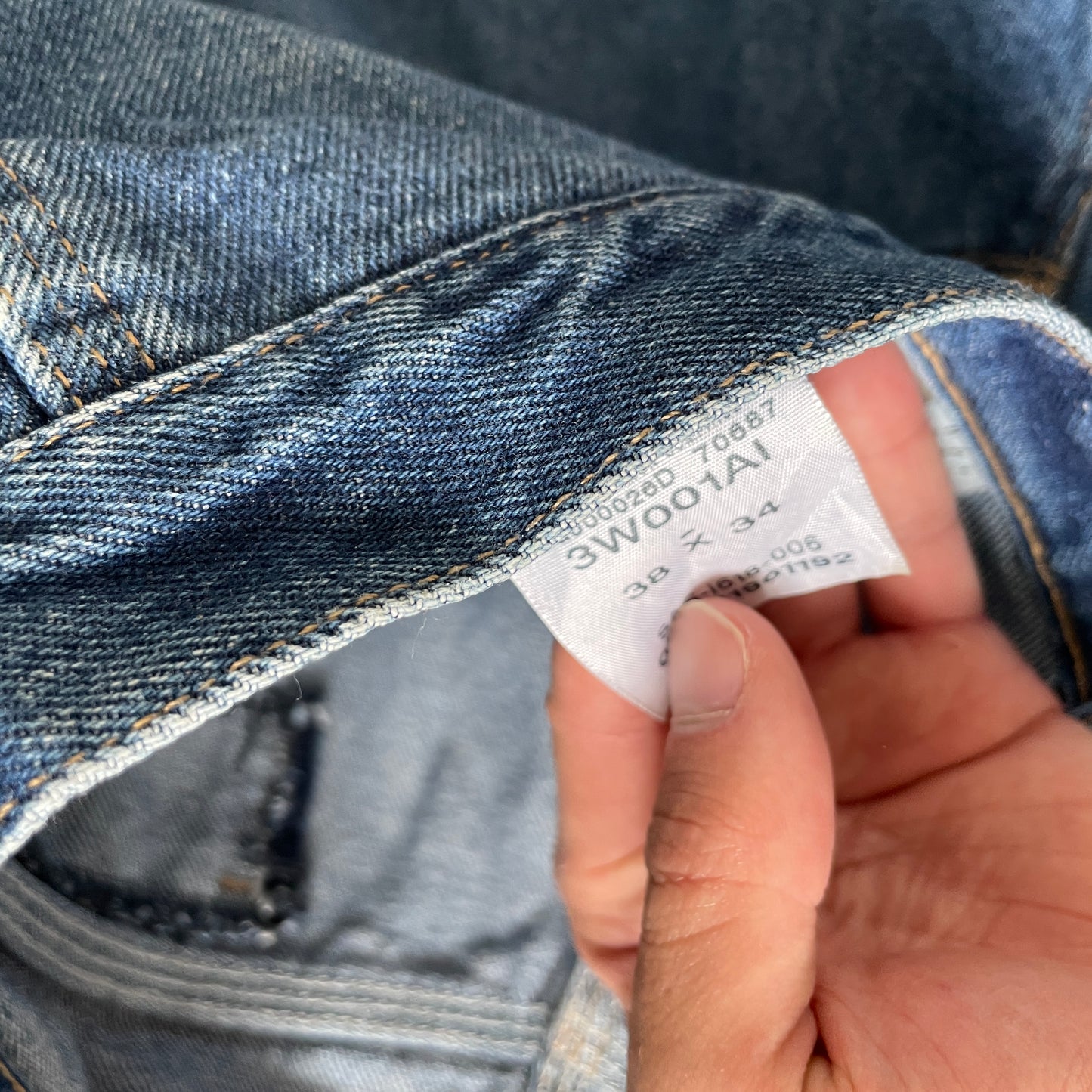 Vintage Blå Wrangler Workwear Jeans