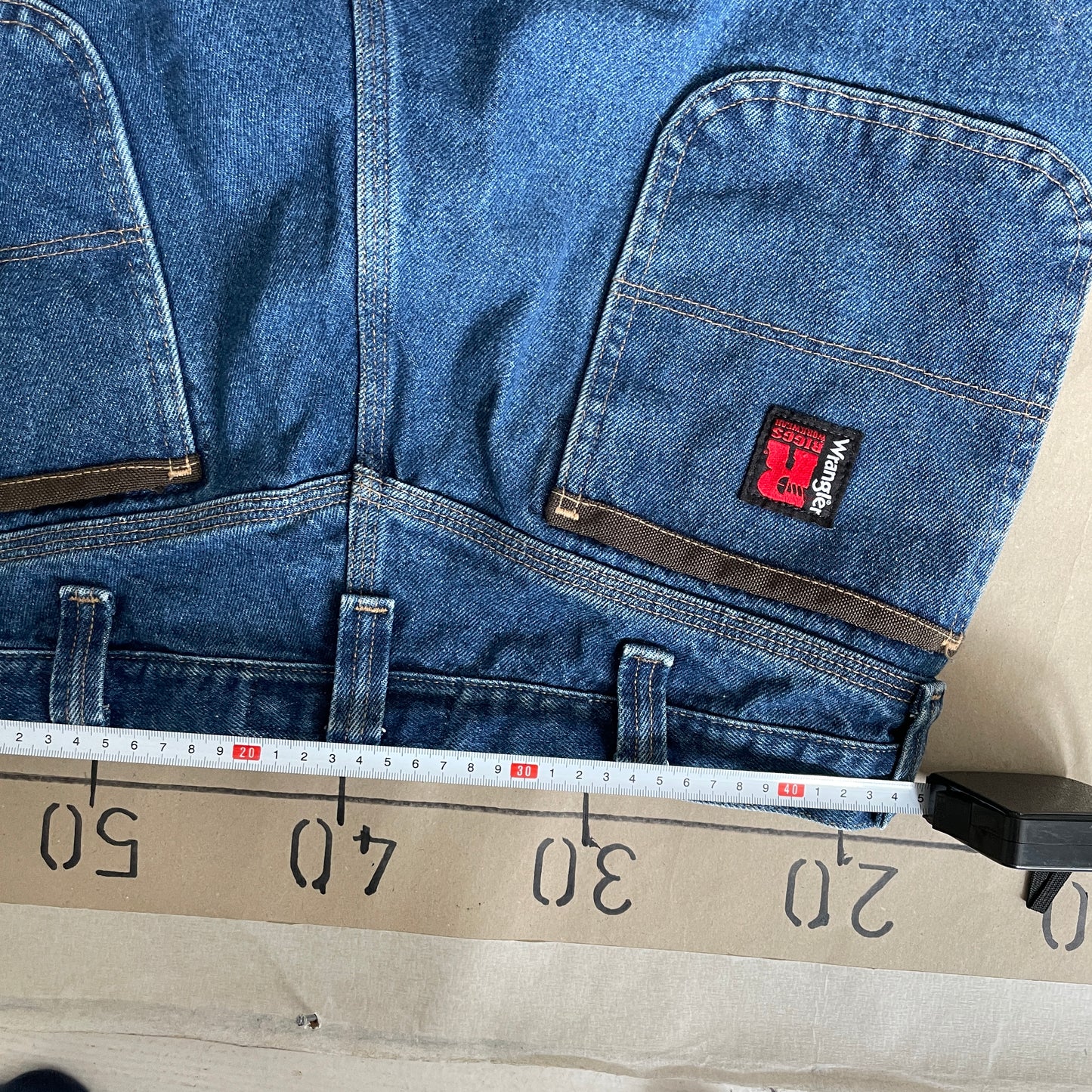Vintage Blå Wrangler Workwear Jeans