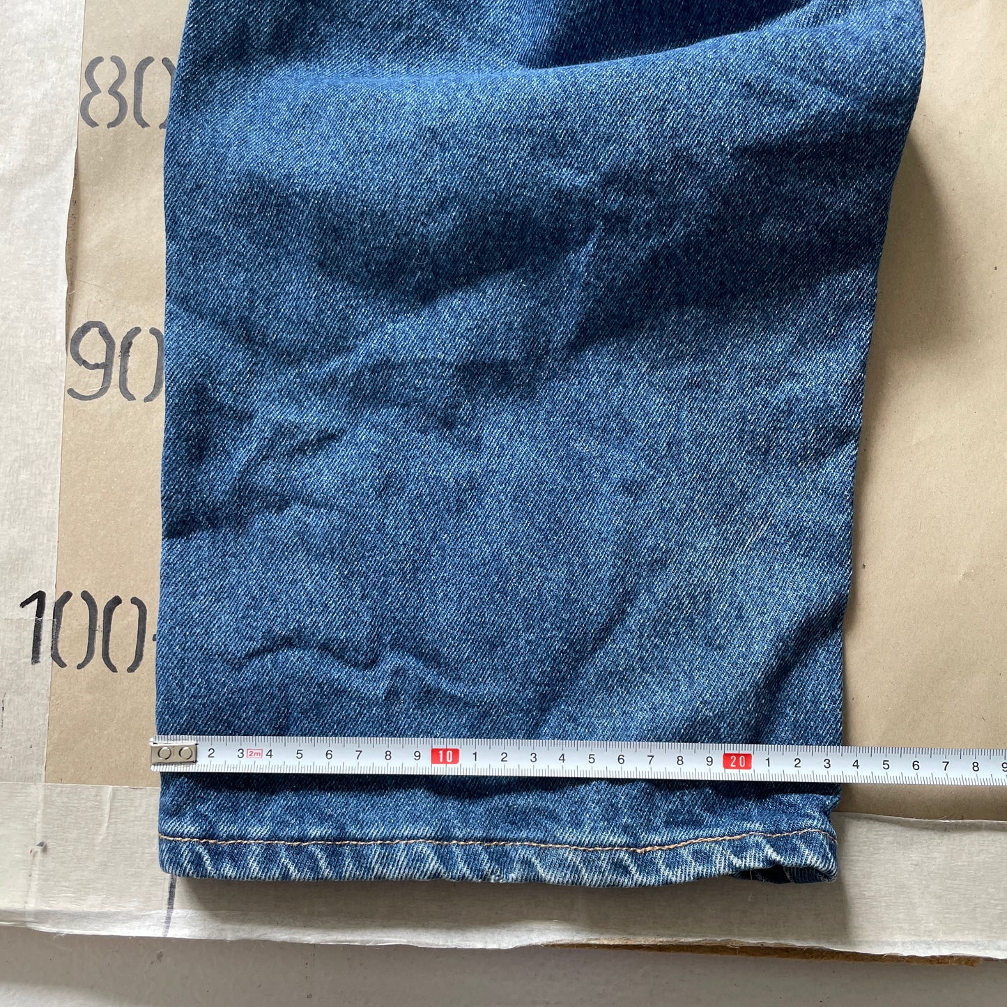 Vintage Blå Wrangler Workwear Jeans