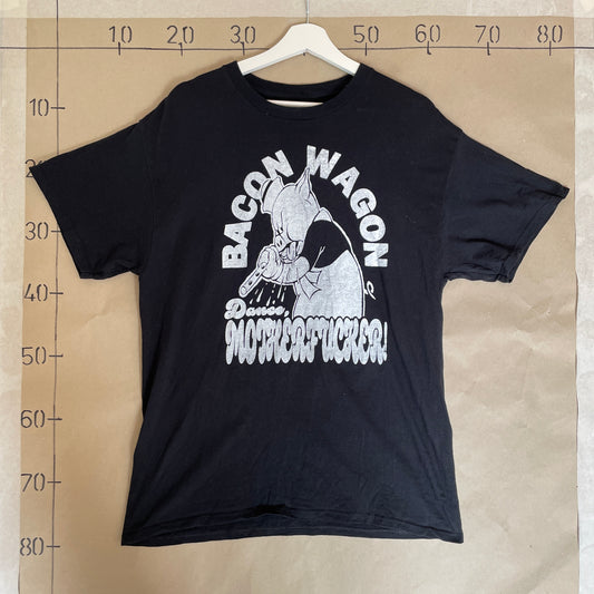 Sort Vintage Bacon Wagon T-Shirt