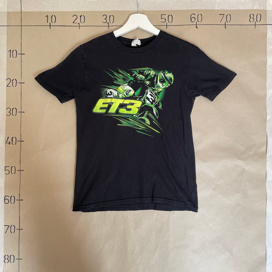 Sort Vintage ET3 Motorcross T-Shirt