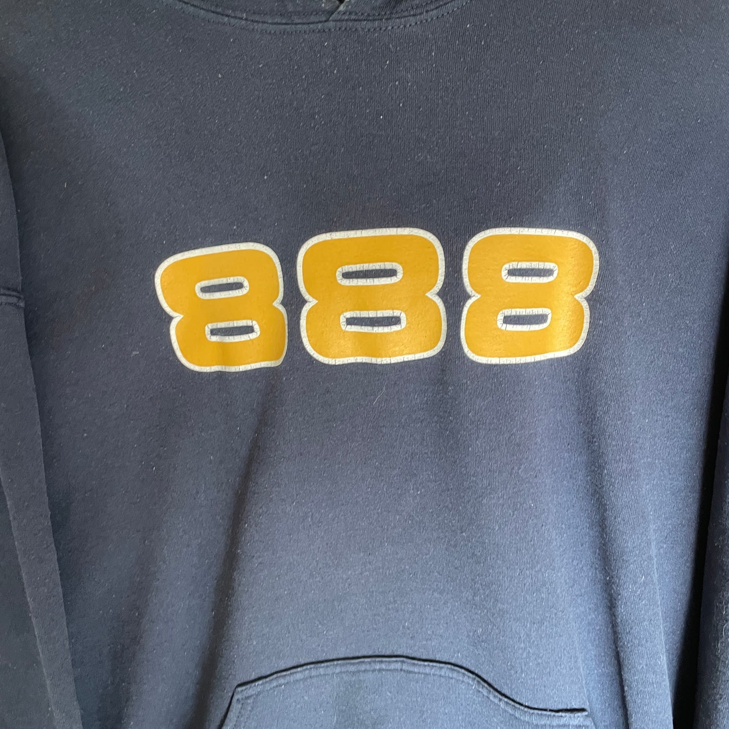 Blå Vintage Kesi 888 Merch Hoodie