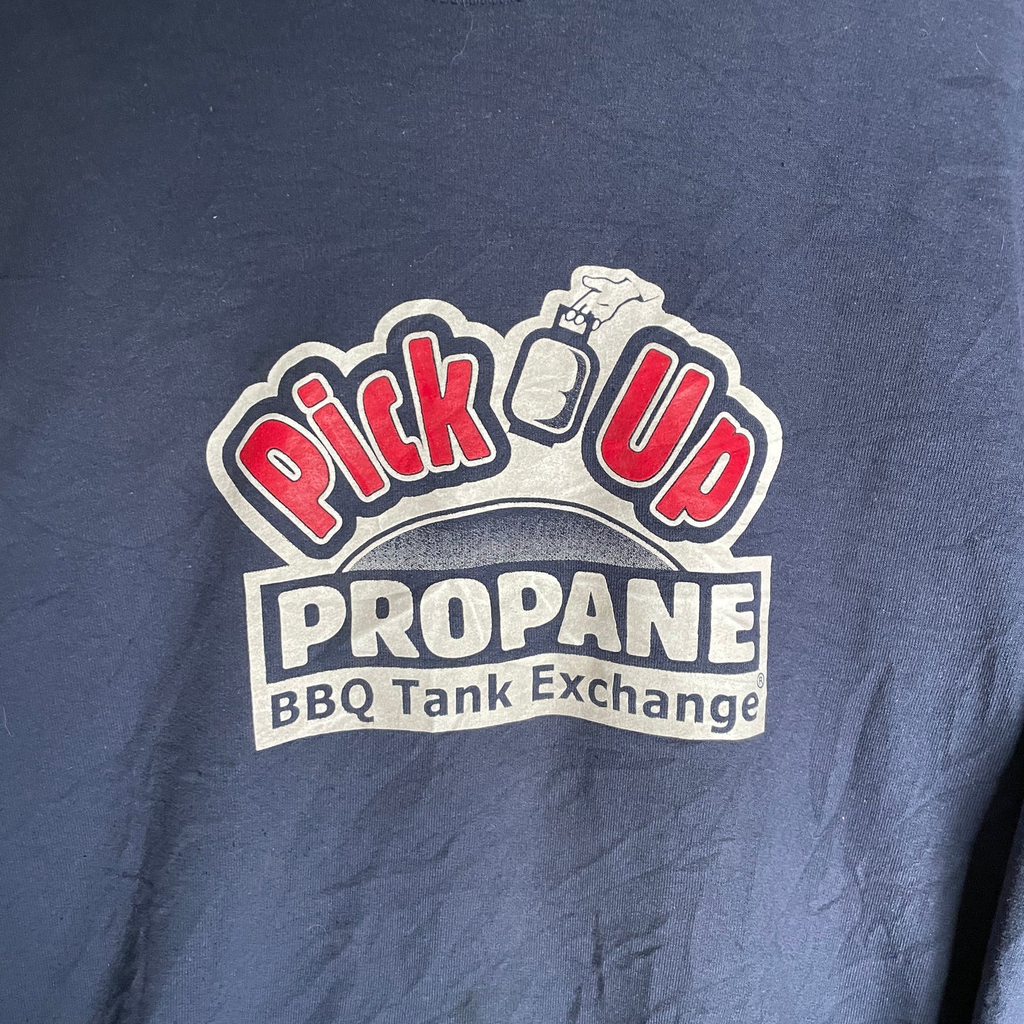Navy Pick Up Propane Sweatshirt Med Dobbeltsidet Print