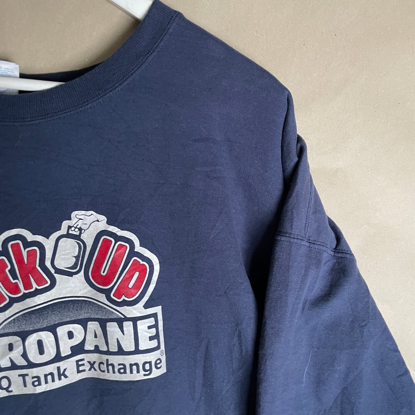 Navy Pick Up Propane Sweatshirt Med Dobbeltsidet Print