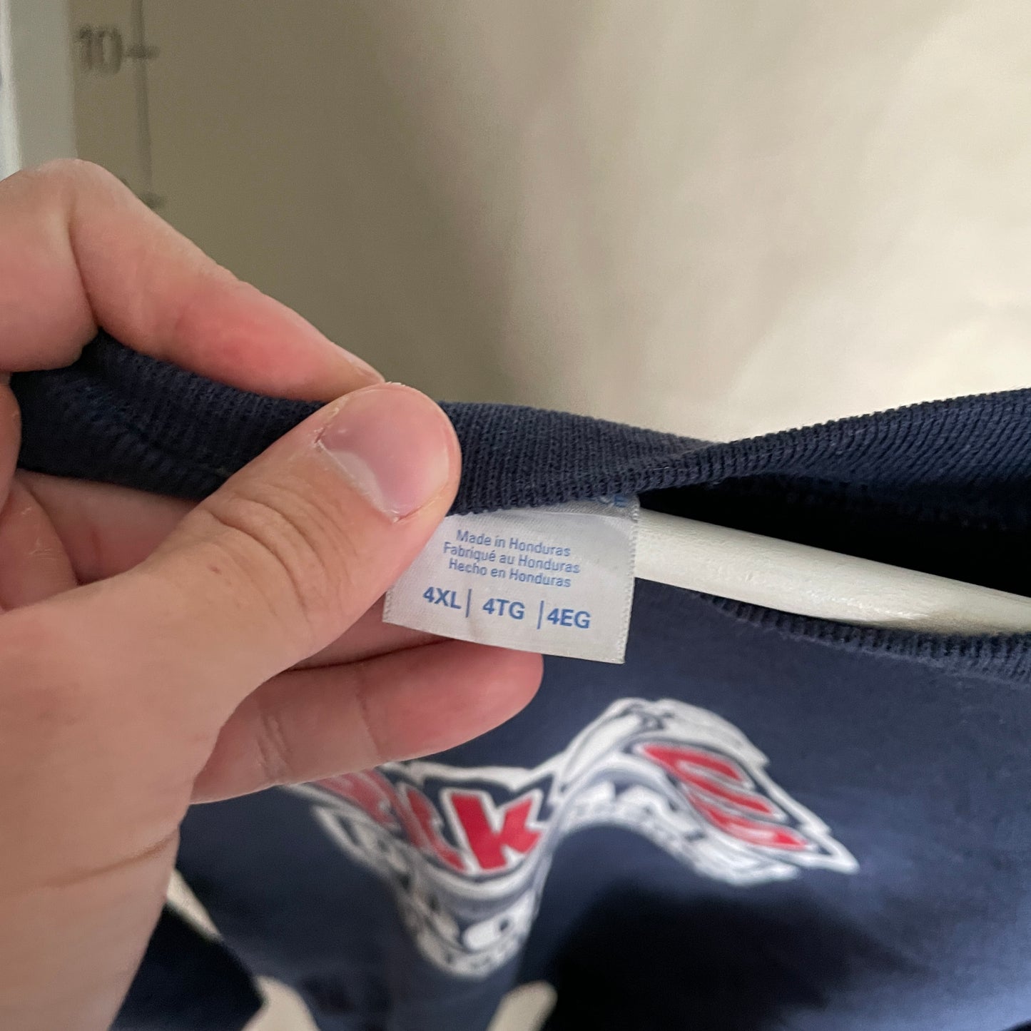 Navy Pick Up Propane Sweatshirt Med Dobbeltsidet Print