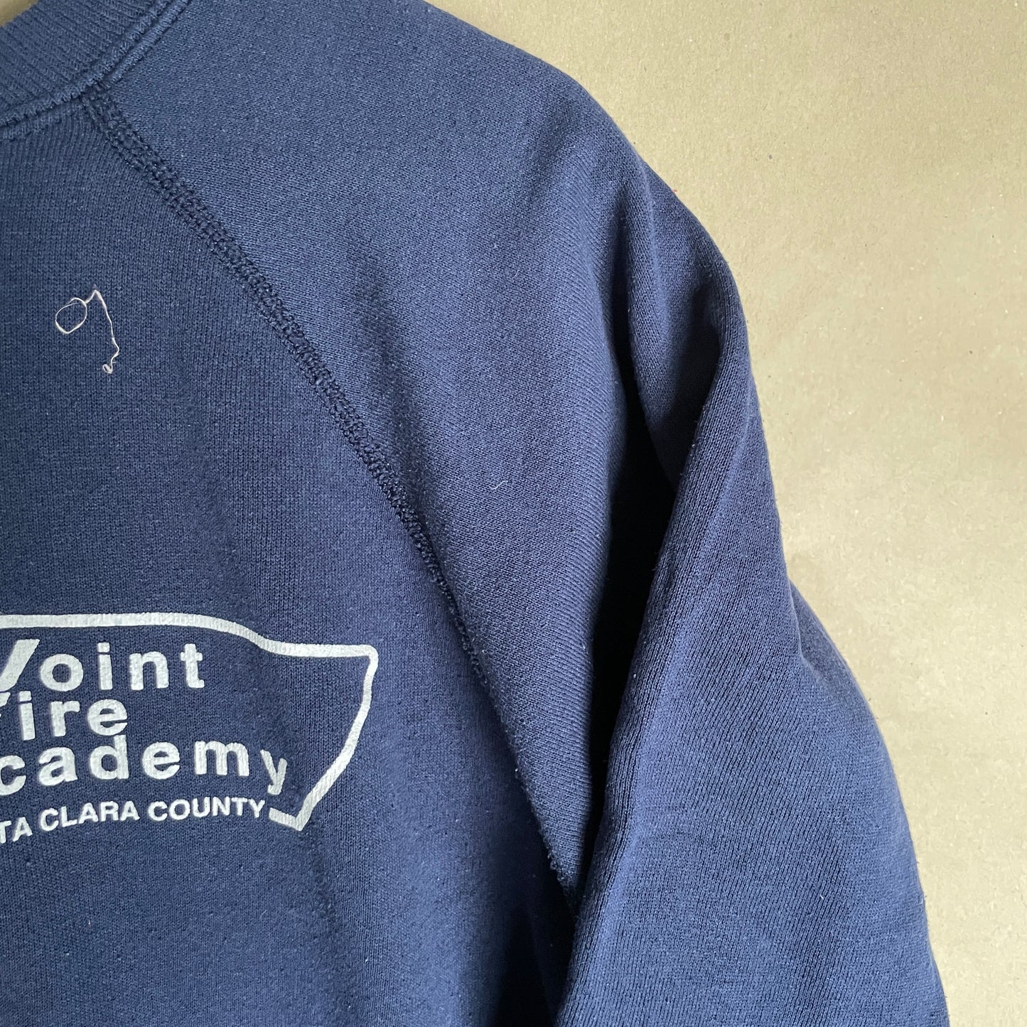 Mørkeblå Vintage Joint Fire Academy Sweatshirt