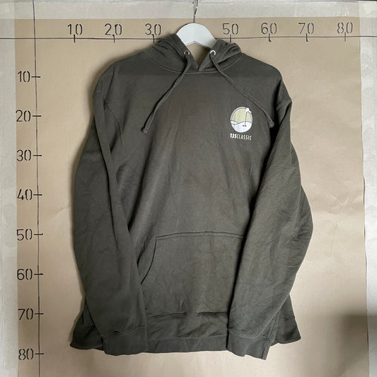 Mørkegrøn TJS Classic Hoodie Med Golfmotiv