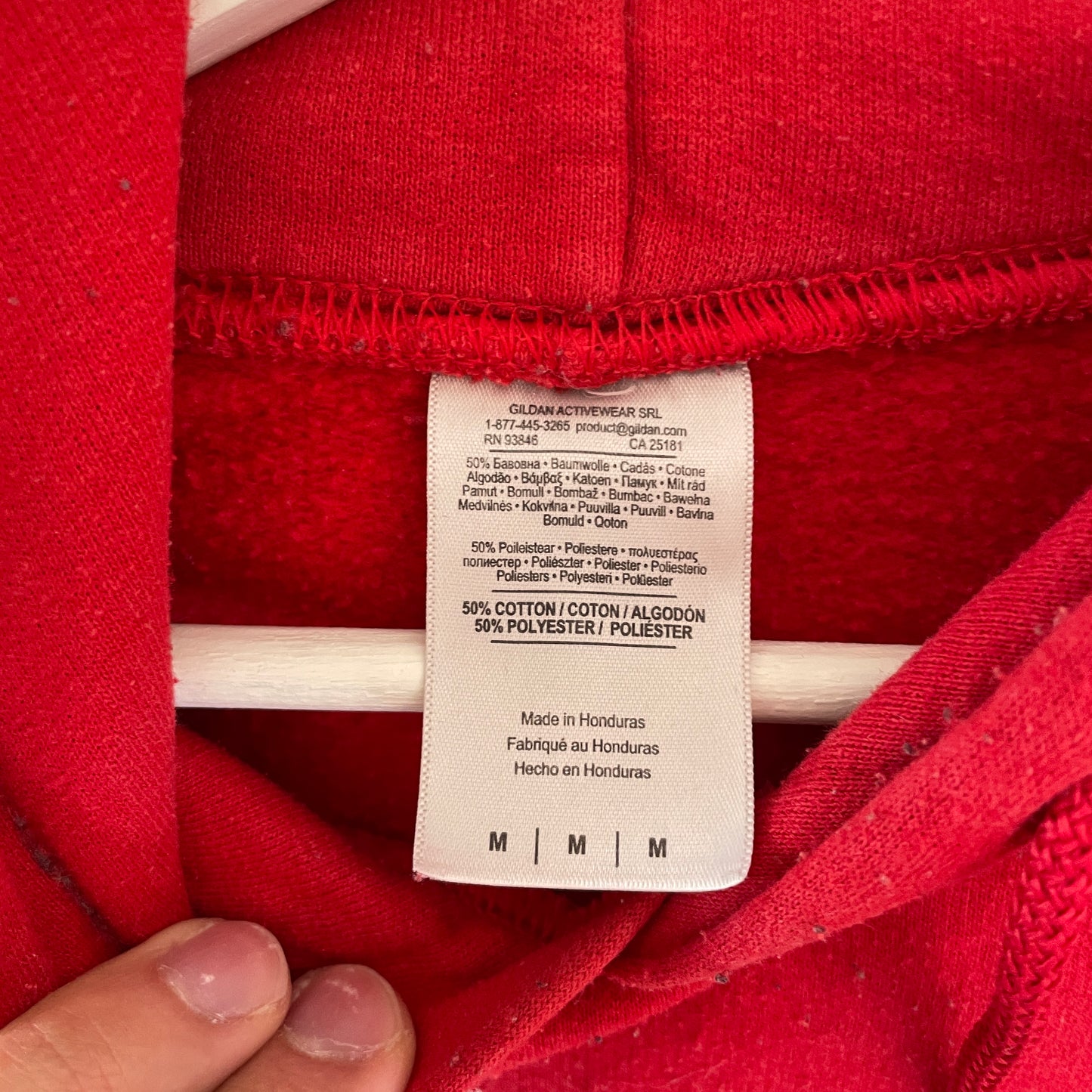 Rød Vintage Axwell &amp; Ingrosso Band Hoodie