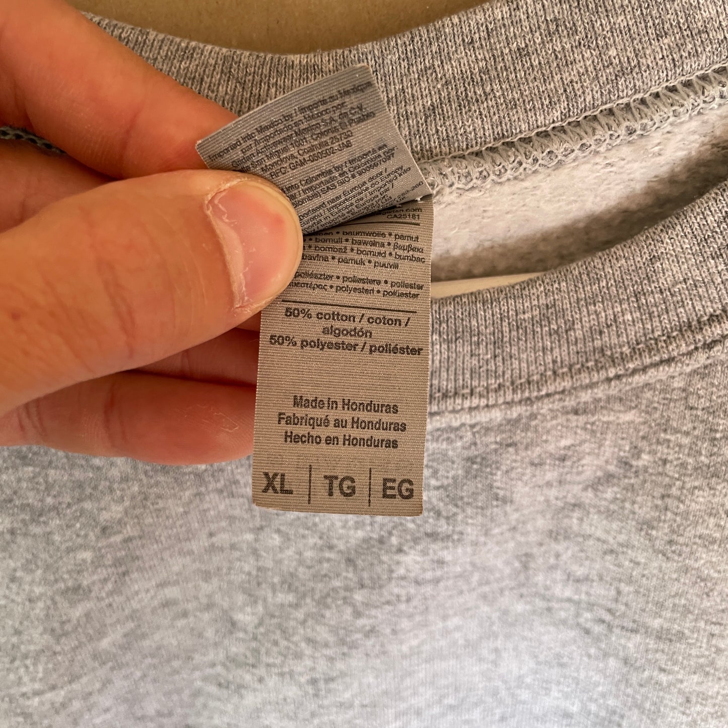 Grå Vintage Allergic To Negative Energy Sweatshirt