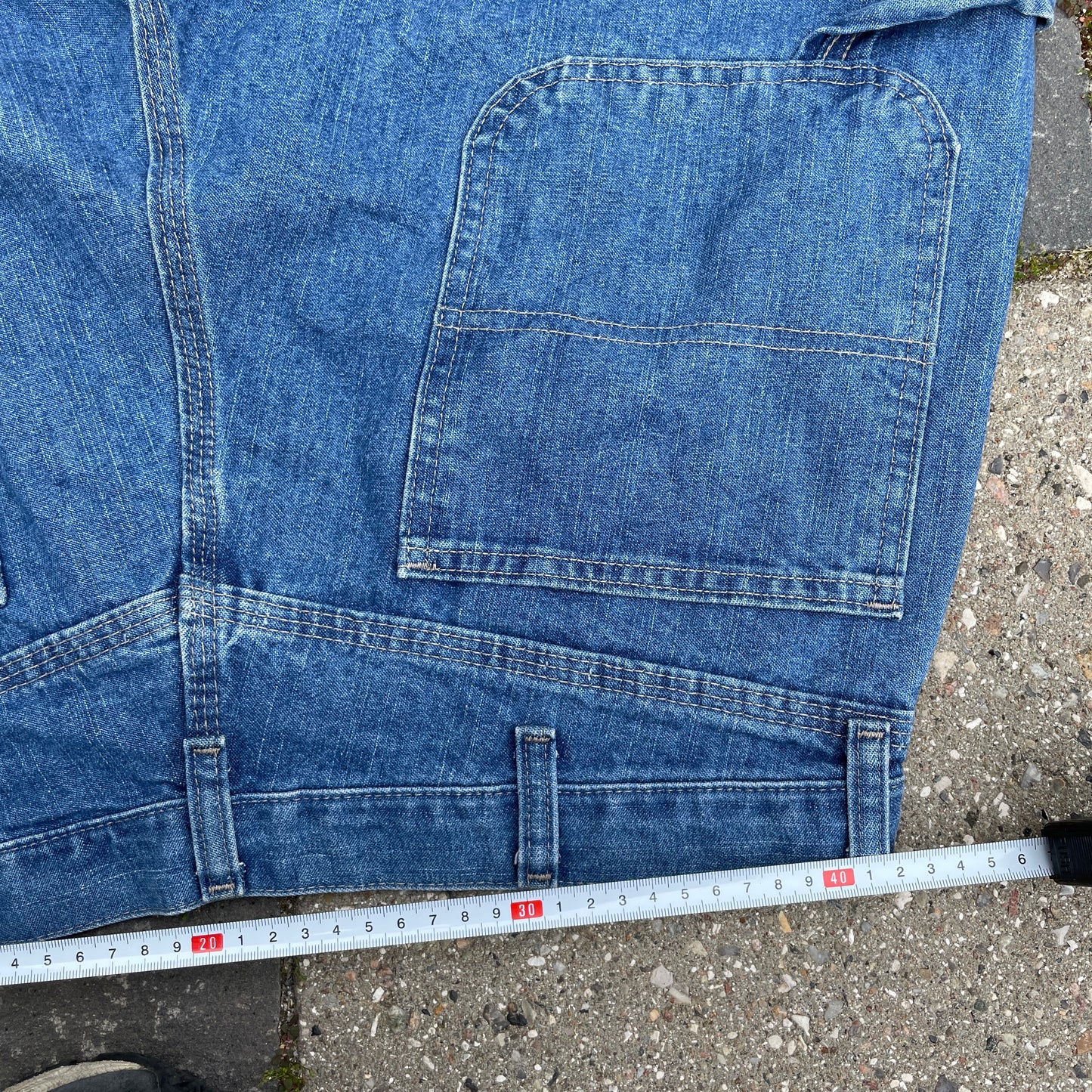 Vintage Wrangler Jeans – Lys Blå Workwear-Stil