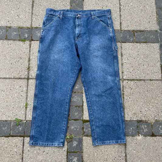 Wrangler Carpenter Jeans i Mellemvasket Denim