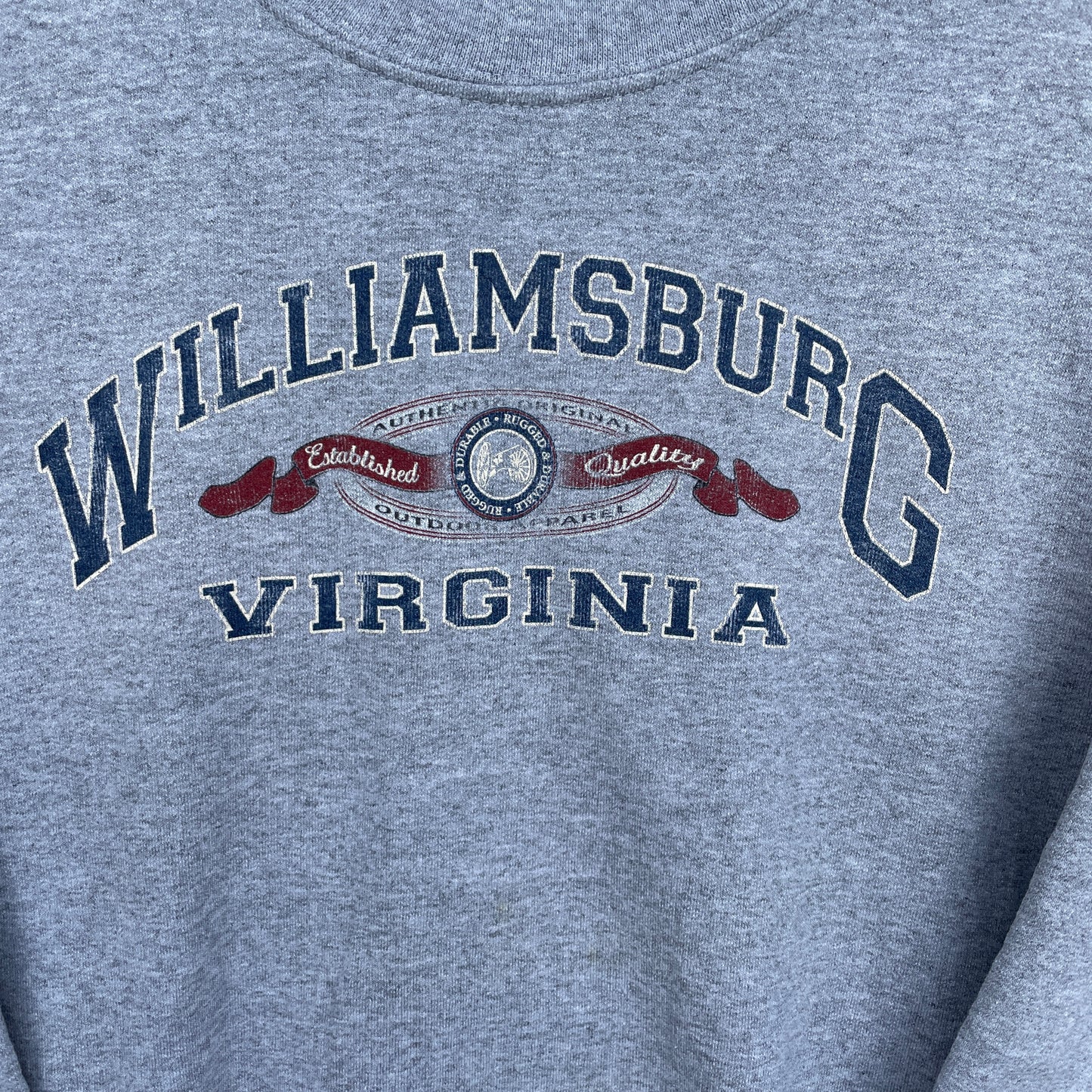 Grå Vintage Williamsburg Sweatshirt