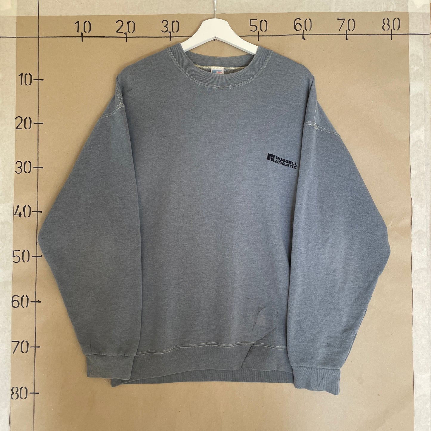 Blå Vintage Russell Athletics Sweatshirt