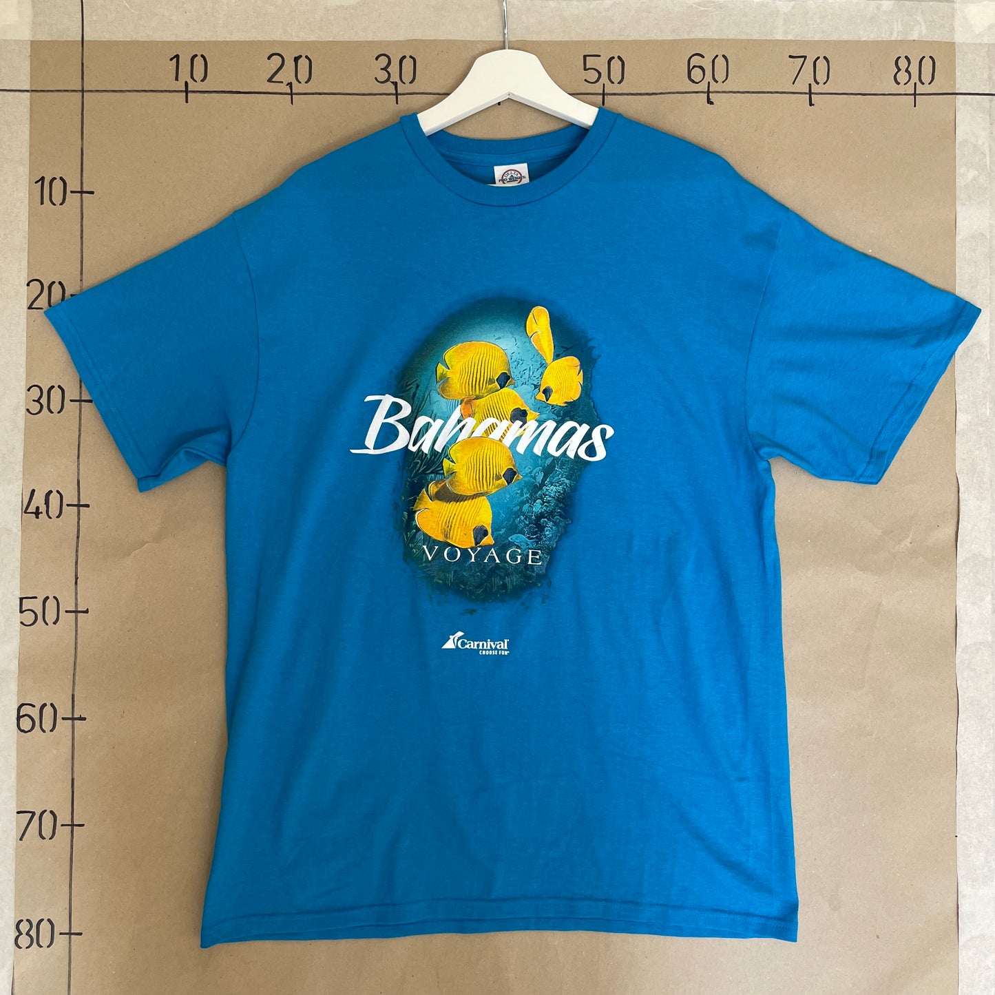 Blå Vintage Bahamas T-Shirt