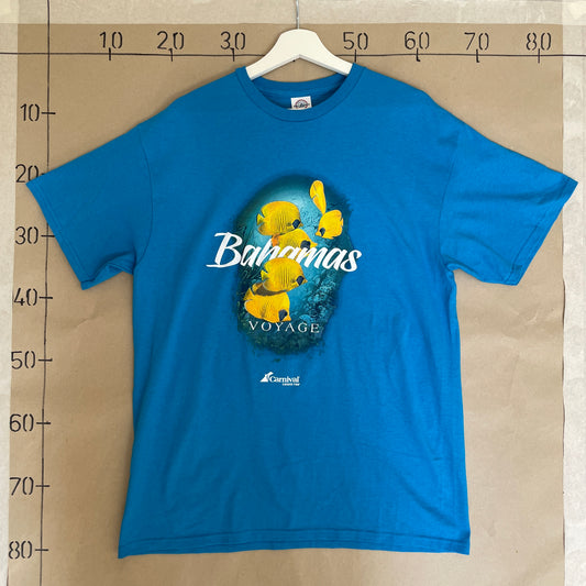 Blå Vintage Bahamas T-Shirt