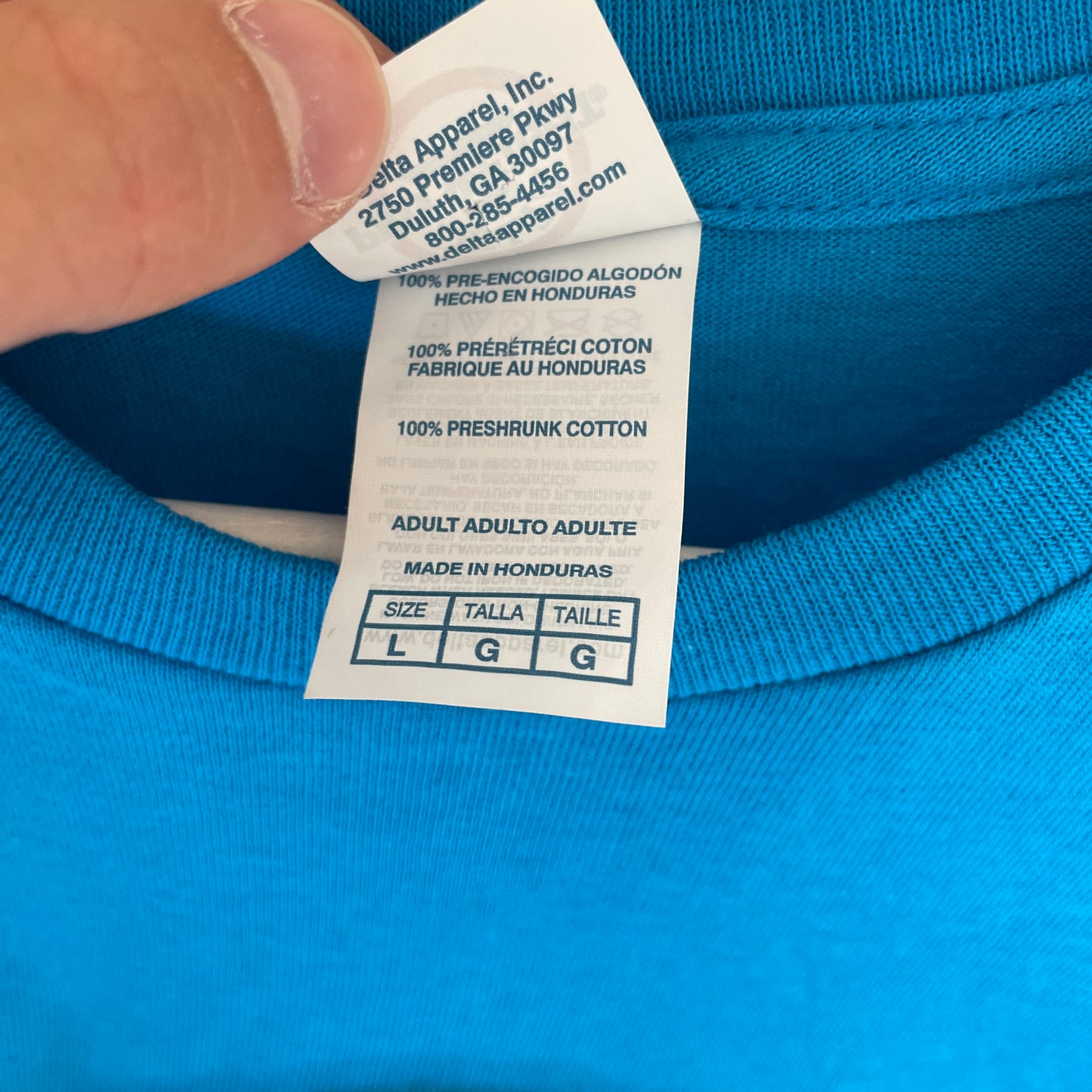 Blå Vintage Bahamas T-Shirt