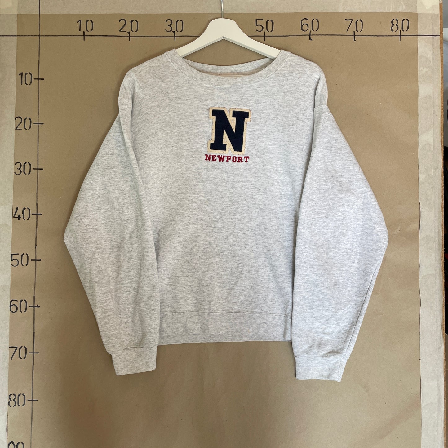 Grå Vintage Newport Sweatshirt