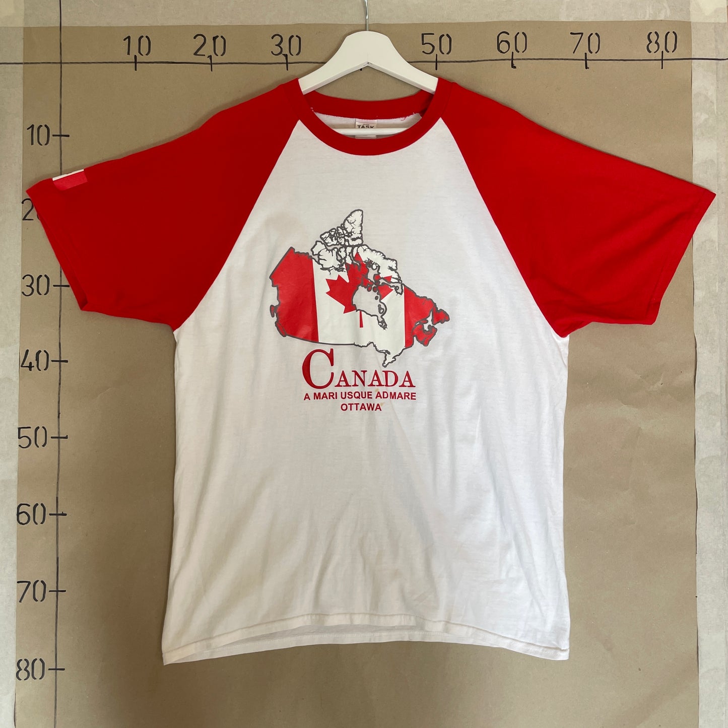Rød & Hvid Vintage Canada T-Shirt
