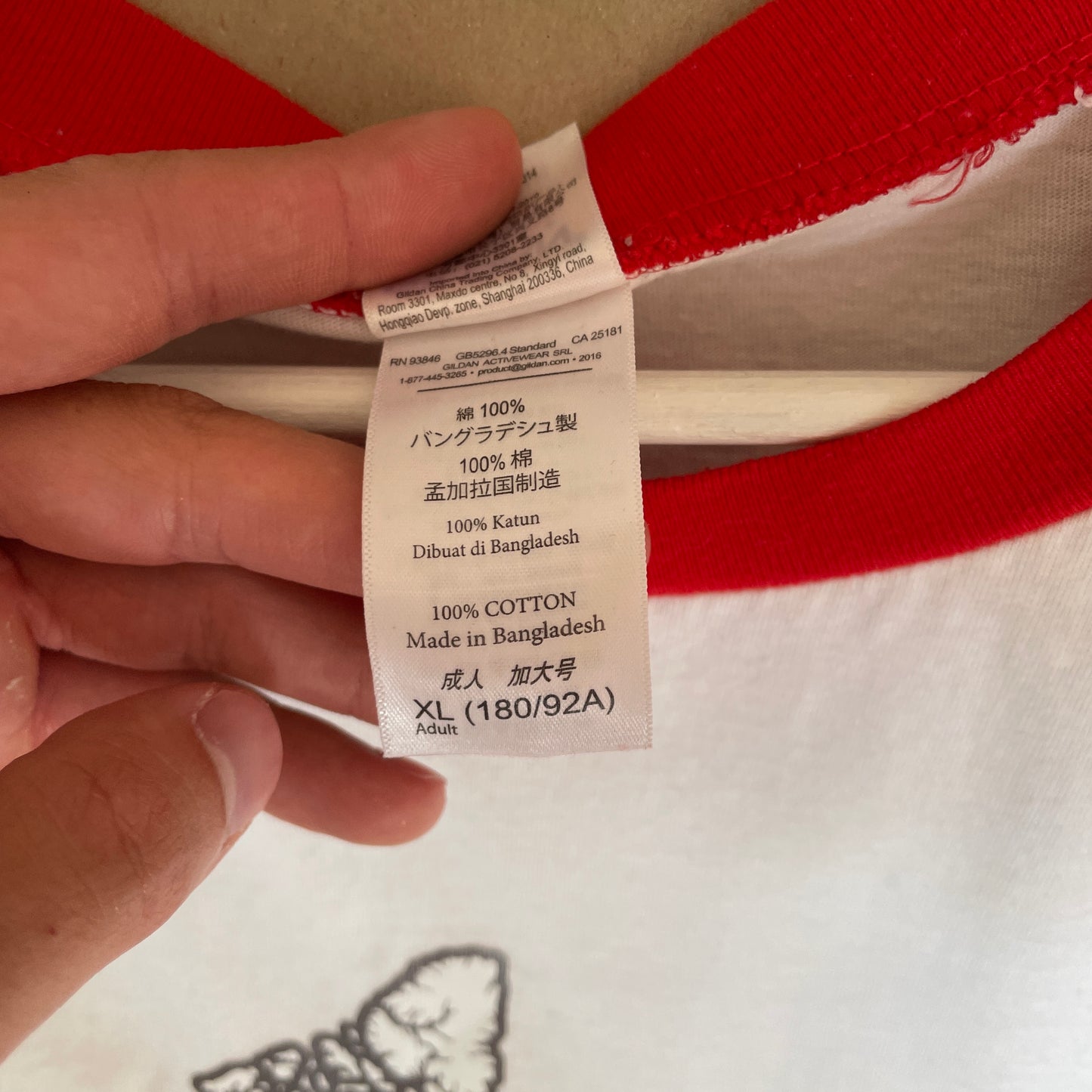 Rød & Hvid Vintage Canada T-Shirt