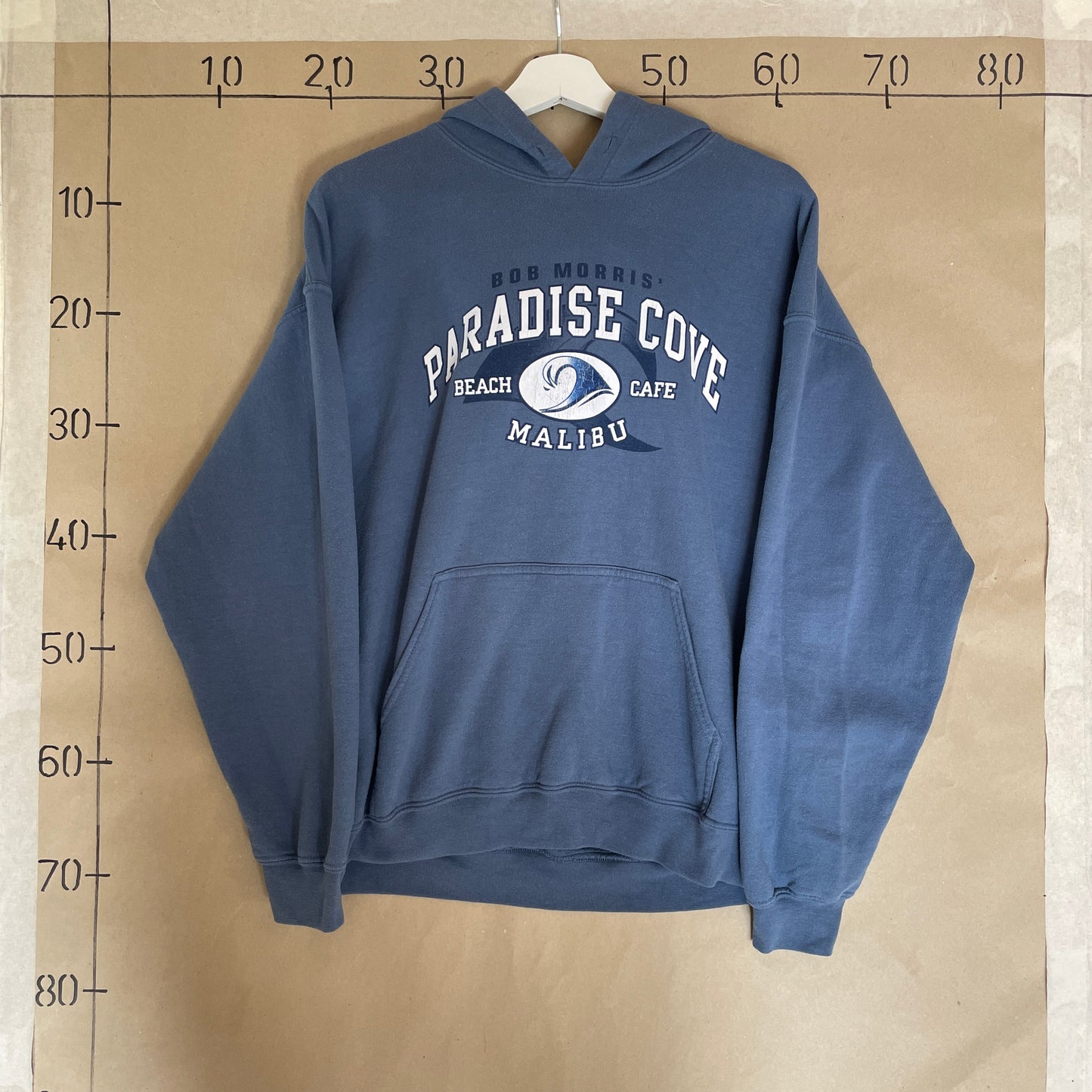 Blå Vintage Paradise Cove Hoodie