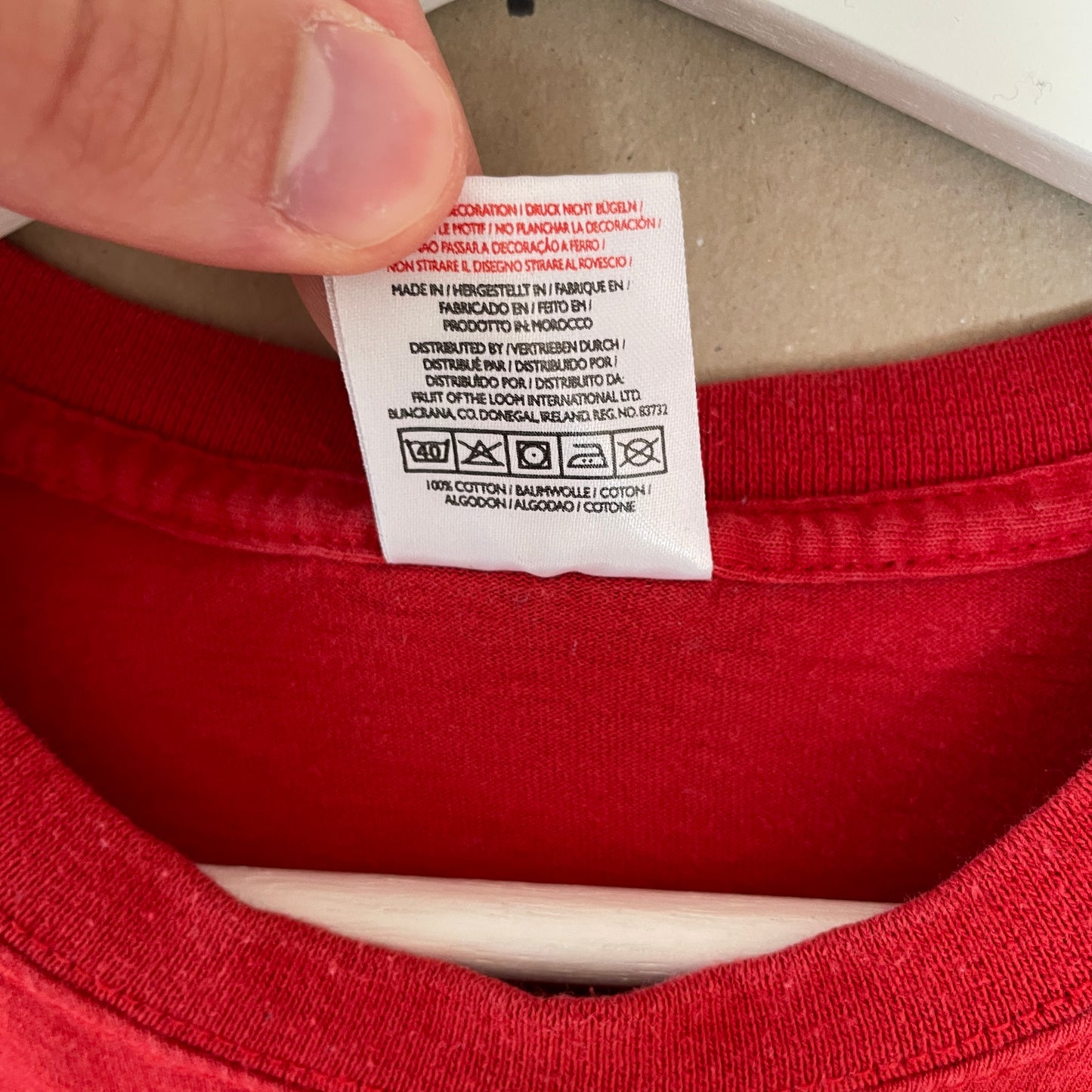 Rød Vintage Patershol Bar T-Shirt