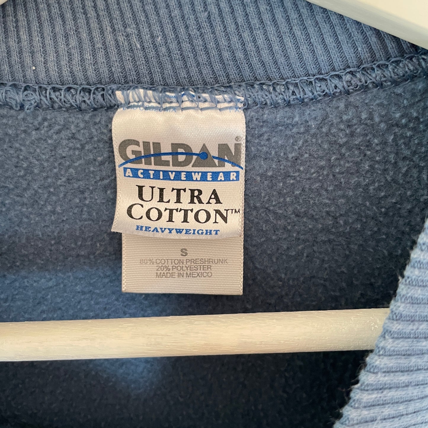 Blå Vintage Pirat Sweatshirt
