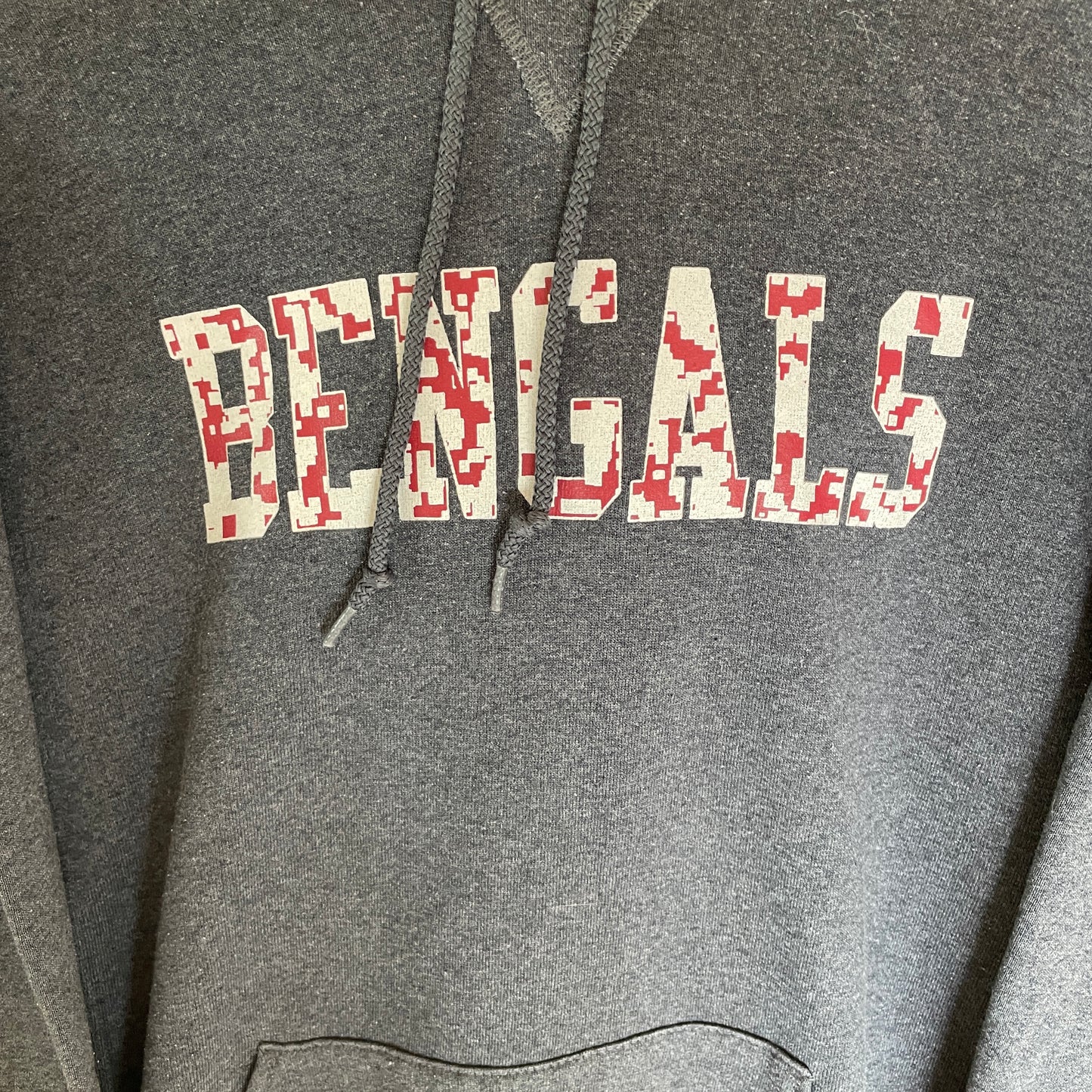 Grå Vintage Bengals Hoodie