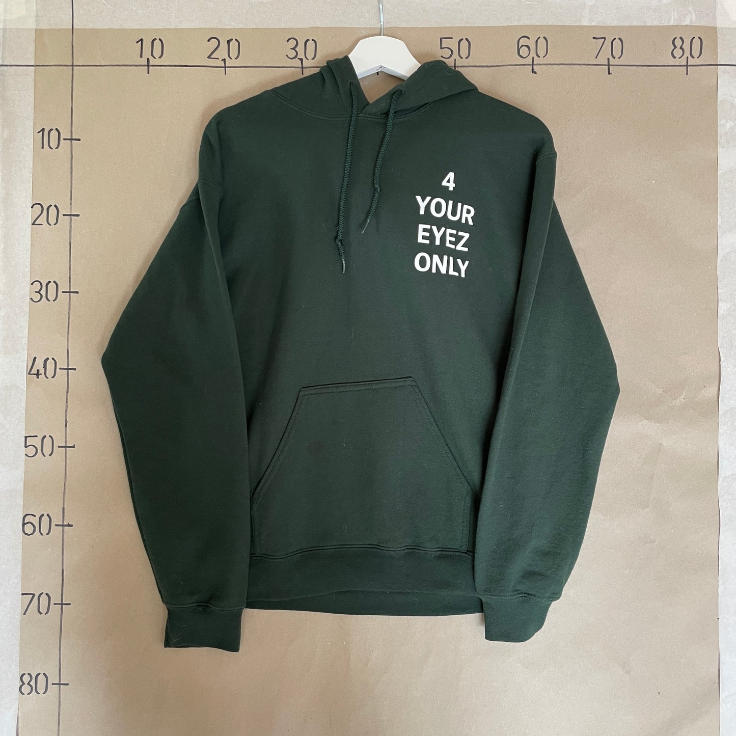 Grøn Vintage J.Cole 4 Your Eyez Only Hoodie
