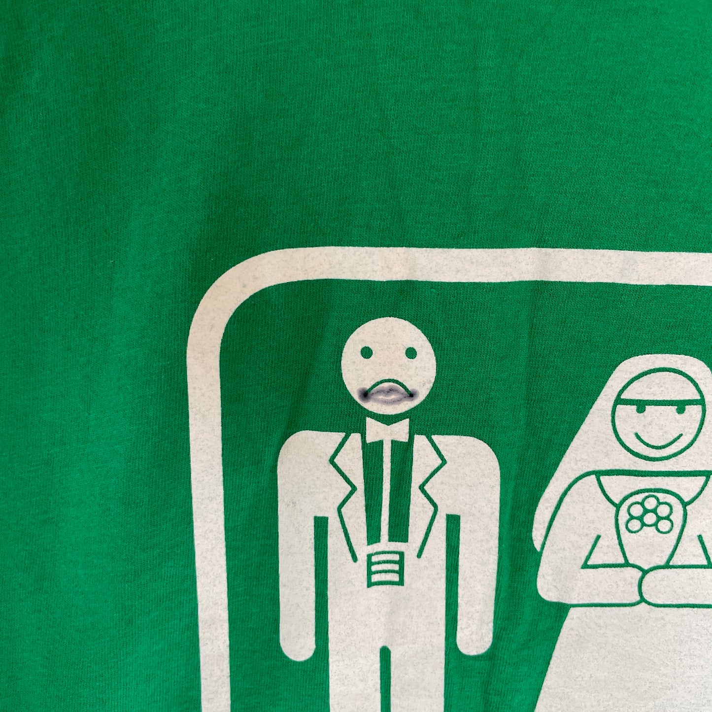 Grøn Vintage Game Over Bryllups T-Shirt