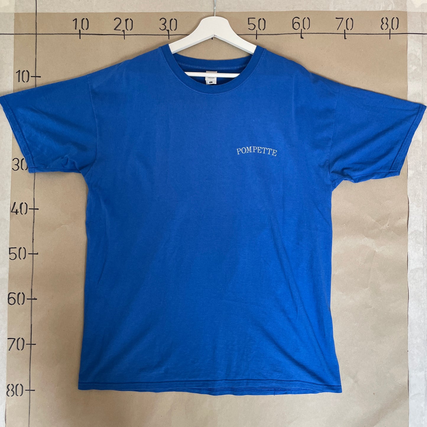 Blå Vintage Pompette Art T-Shirt
