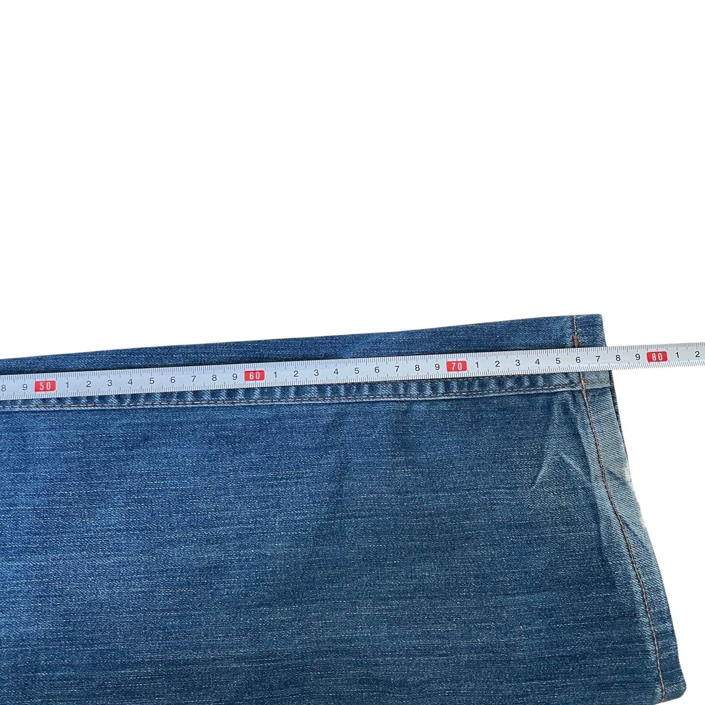 Carhartt Lyseblå Straight Fit Jeans I Slidstærkt Denim